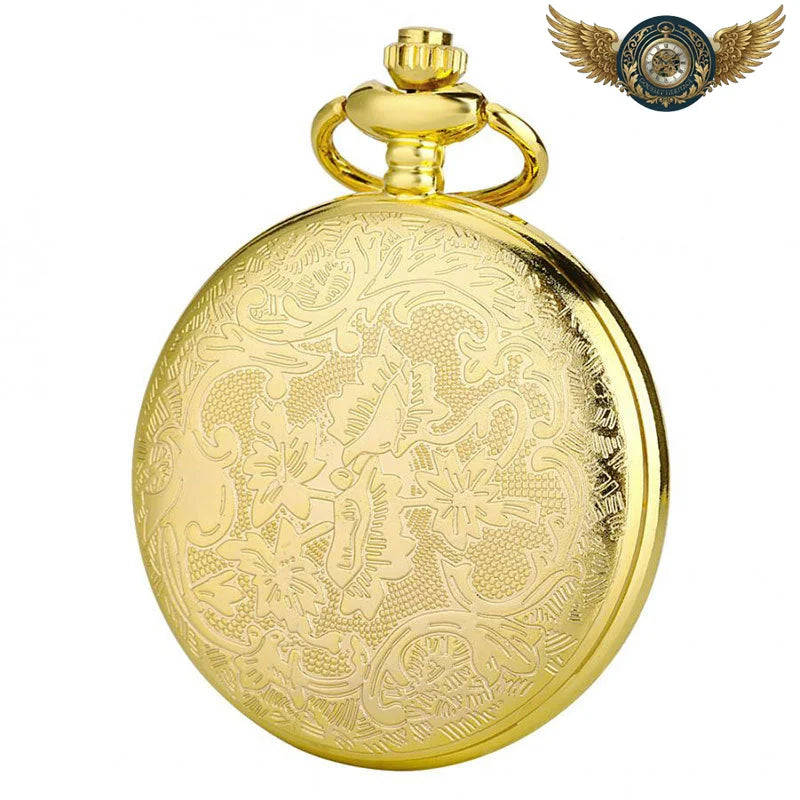 Le Scarabée d'Or - Montre Gousset Chasseur à Cristaux Quartz - Vue 5 - Gousset-heritage