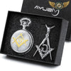 Le Sceau - Montre Gousset Chasseur Quartz | Bijou Symbolique Doré - Argent - Gousset-heritage