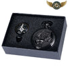 Le Sceau d'Hermès - Montre Gousset Chasseur Noir Gothique - Vue 1 - Gousset-heritage