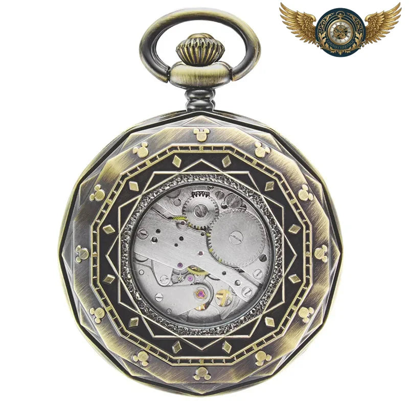 Le Sélénite - Montre Gousset Mécanique Phase de Lune - Vue 2 - Gousset-heritage