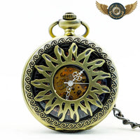 Le Sol Invictus - Montre Gousset Mécanique Bronze Demi-Chasseur - Gousset-heritage