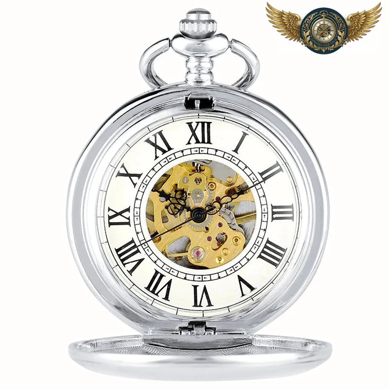 Le Spectacle - Montre de Poche Mécanique Demi-Chasseur Squelette