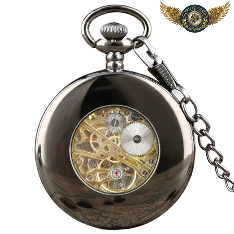 Le Spectacle - Montre de Poche Mécanique Demi-Chasseur Squelette - Vue 8 - Gousset-heritage