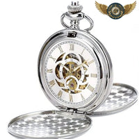 Le Spectre Argenté - Montre de Poche Squelette Double Chasseur - Gousset-heritage