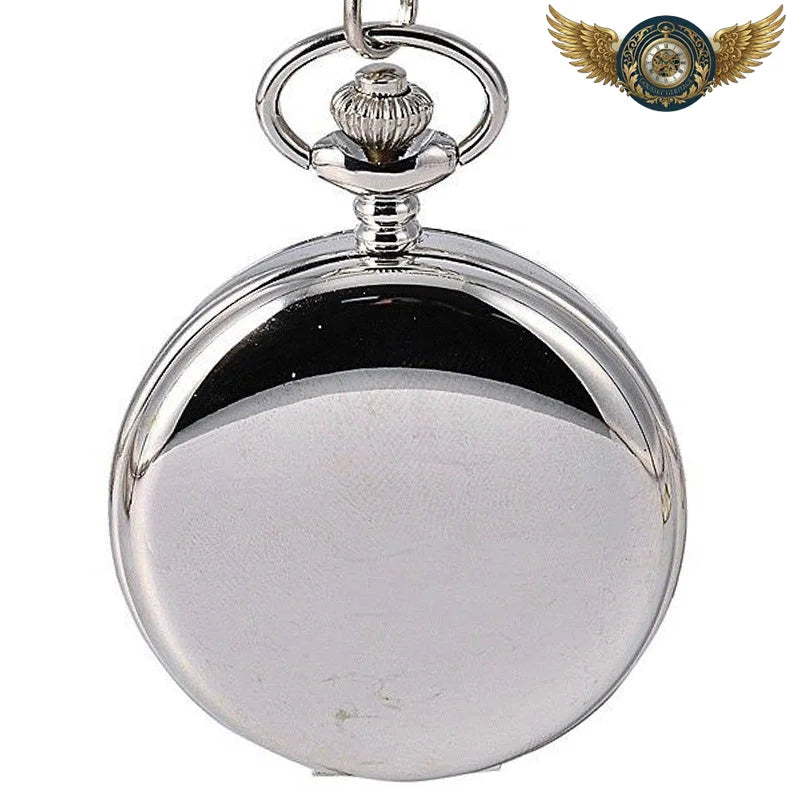 Le Spectre Argenté - Montre de Poche Squelette Double Chasseur