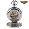Le Spectre Argenté - Montre de Poche Squelette Double Chasseur - Vue 4 - Gousset-heritage