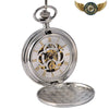 Le Spectre Argenté - Montre de Poche Squelette Double Chasseur - Vue 6 - Gousset-heritage