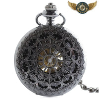 Le Spectre Noir - Montre de Poche Squelette Rétrofuturiste - Gousset-heritage