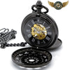 Le Spectre Noir - Montre de Poche Squelette Rétrofuturiste - Vue 2 - Gousset-heritage