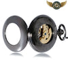 Le Spectre | Montre Gousset Automatique Squelette Demi-Chasseur - Vue 6 - Gousset-heritage