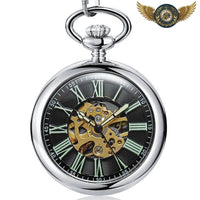 Le Squelette Argent - Montre Gousset Mécanique Romaine - Gousset-heritage
