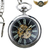 Le Squelette Argent - Montre Gousset Mécanique Romaine - Vue 3 - Gousset-heritage
