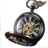 Le Squelette Dandy - Montre Gousset Demi-Chasseur Noire Gravée - Vue 2 - Gousset-heritage
