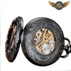 Le Squelette Dandy - Montre Gousset Demi-Chasseur Noire Gravée - Vue 3 - Gousset-heritage