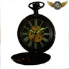 Le Squelette Dandy - Montre Gousset Demi-Chasseur Noire Gravée - Vue 4 - Gousset-heritage