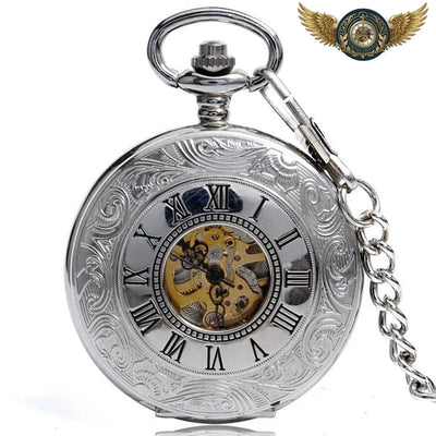 Acheter Le Squelette Dandy - Montre de Poche Double Demi Chasseur Mécanique - Gousset-heritage