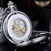 Le Squelette Dandy - Montre de Poche Double Demi Chasseur Mécanique - Vue 4 - Gousset-heritage