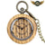 Le Sylvestre - Montre Gousset Open Face Bois & Quartz Japonais - modèle Chêne - Gousset-heritage
