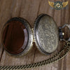 Le Talisman - Montre Pendentif Gravée Bronze Vieilli - Vue 3 - Gousset-heritage