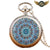Le Talisman Émaillé - Montre Pendentif Bohème Chic Quartz - modèle Bleu - Gousset-heritage