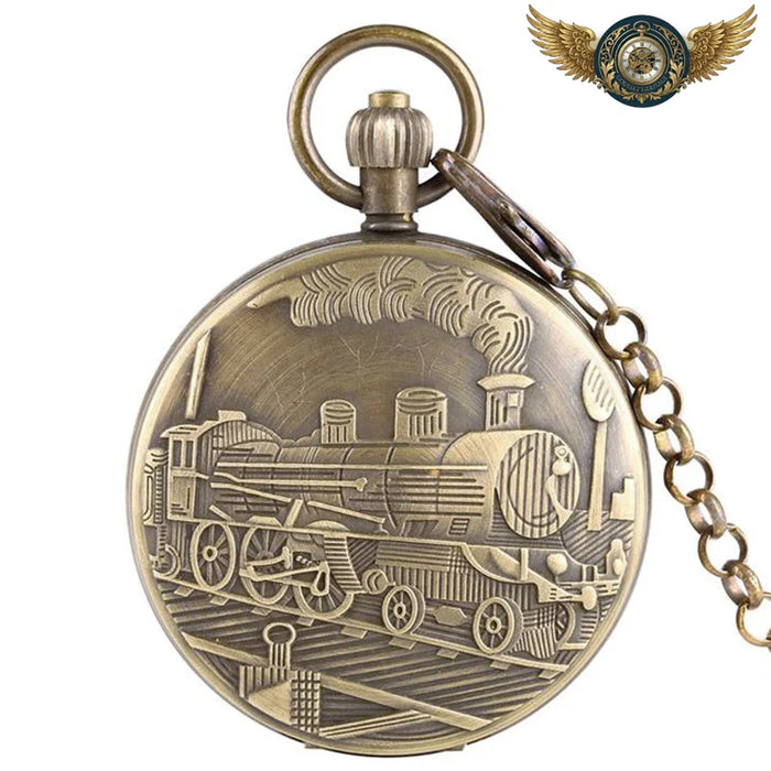 Le Transcontinental - Montre Gousset Tourbillon Bronze Antique - Vue 1 - Gousset-heritage