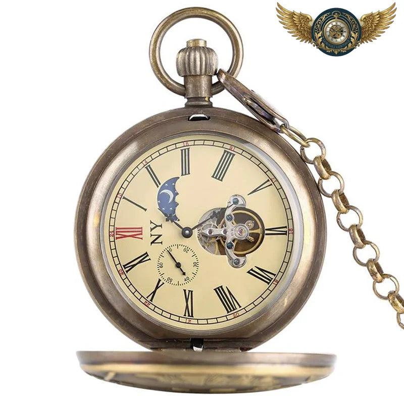 Le Transcontinental - Montre Gousset Tourbillon Bronze Antique - Vue 2 - Gousset-heritage