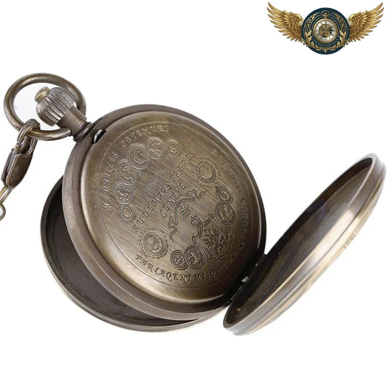 Le Transcontinental - Montre Gousset Tourbillon Bronze Antique - Vue 3 - Gousset-heritage