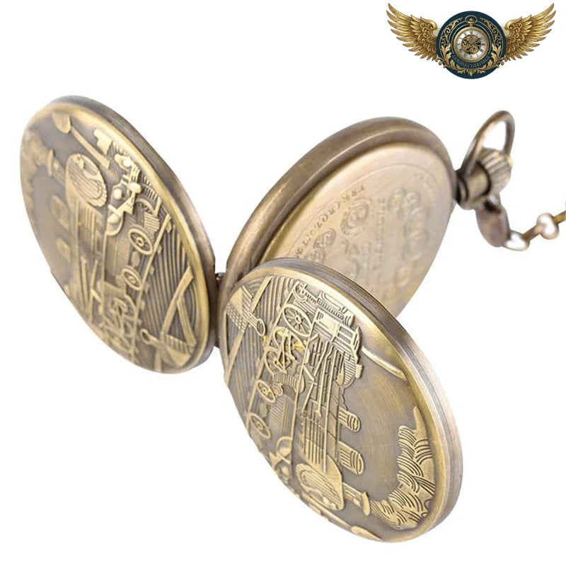 Le Transcontinental - Montre Gousset Tourbillon Bronze Antique - Vue 4 - Gousset-heritage
