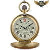 Le Transcontinental - Montre de Poche Chasseur Mécanique Bronze - Vue 3 - Gousset-heritage