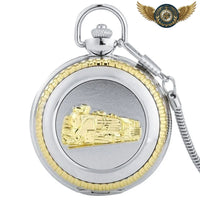 Le Transsibérien | Montre Gousset Chasseur Bicolore Quartz - Gousset-heritage