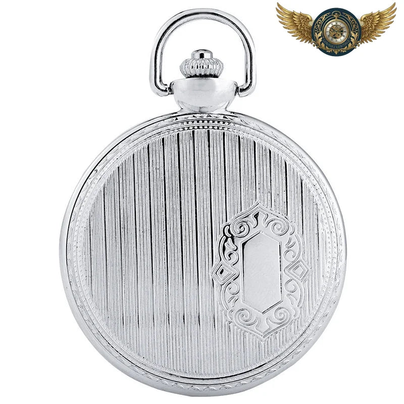 Le Transsibérien | Montre Gousset Chasseur Bicolore Quartz - Vue 3 - Gousset-heritage
