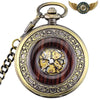 Le Trèfle Boisé - Montre Gousset Demi-Chasseur Mécanique Bronze - Vue 1 - Gousset-heritage