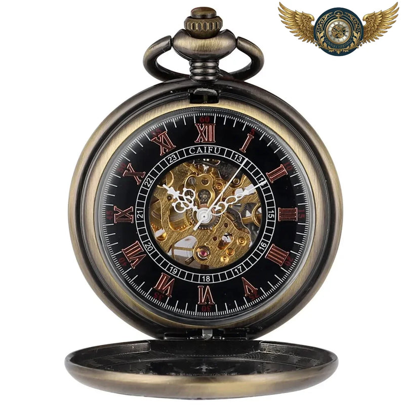 Le Triton - Gousset Mécanique Squelette Bronze Patiné