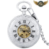Le Victorien - Gousset Mécanique Squelette Demi-Chasseur Gravé - Argent - Gousset-heritage