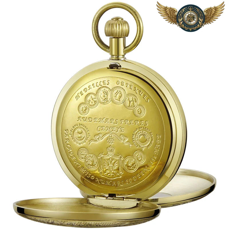 Le Victorien - Montre Gousset Double Demi-Chasseur Phase de Lune