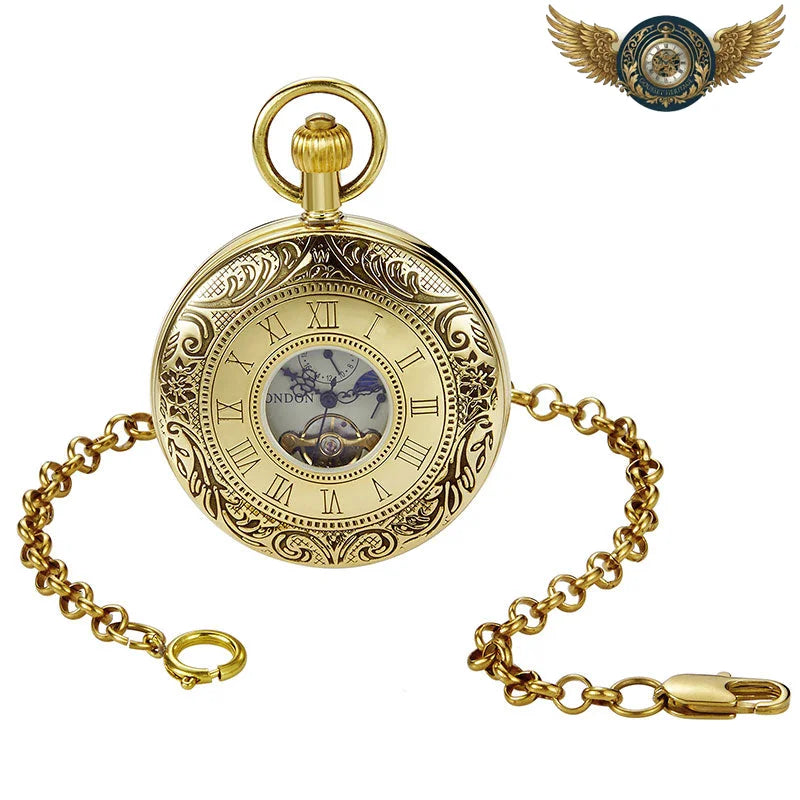 Le Victorien - Montre Gousset Double Demi-Chasseur Phase de Lune - Vue 4 - Gousset-heritage