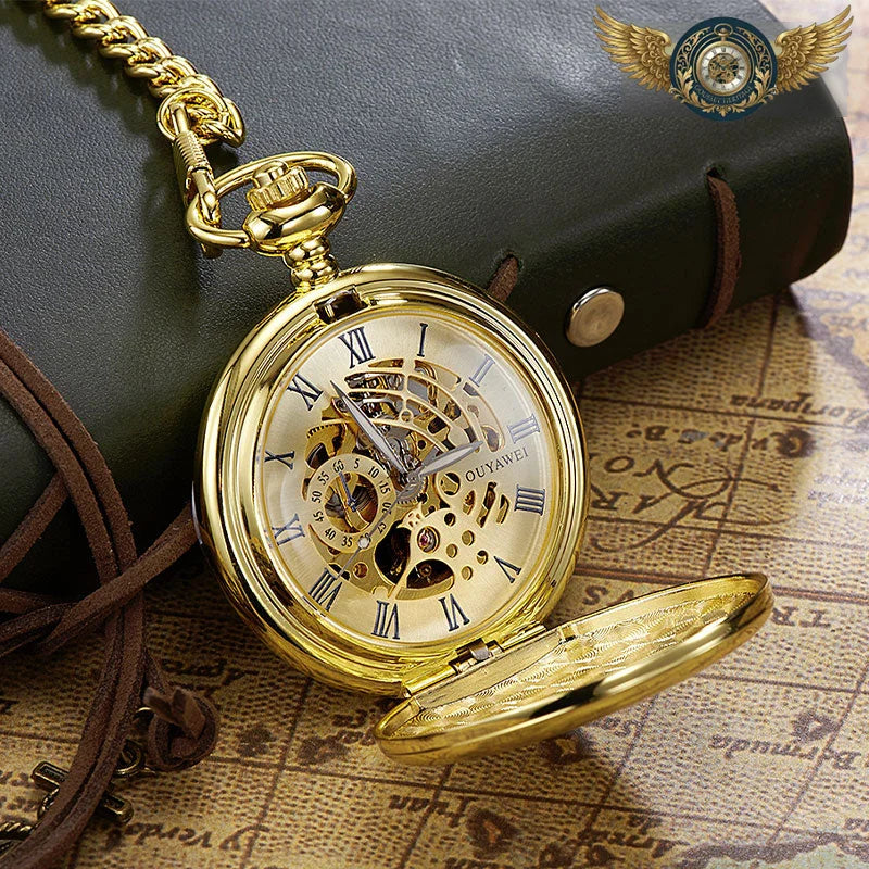 Le Victorien - Montre Gousset Full-Hunter Mécanique Squelette - Vue 6 - Gousset-heritage