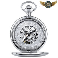 Le Victorien - Montre Gousset Squelette Boîtier Chasseur Mécanique - modèle Argent - Gousset-heritage