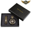 Le Victorien Noir - Montre Gousset Squelette Mécanique Bois - Vue 1 - Gousset-heritage