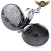 Le Victorien Sombre – Montre Gousset Double Chasseur Mécanique Noire - Vue 6 - Gousset-heritage