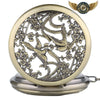Le Voluptueux - Montre Gousset Automatique Chasseur Bronze Gravé - Vue 3 - Gousset-heritage