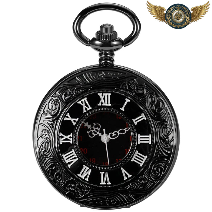Le Volute - Montre Gousset Demi-Chasseur à Quartz Précision - Argent - Gousset-heritage