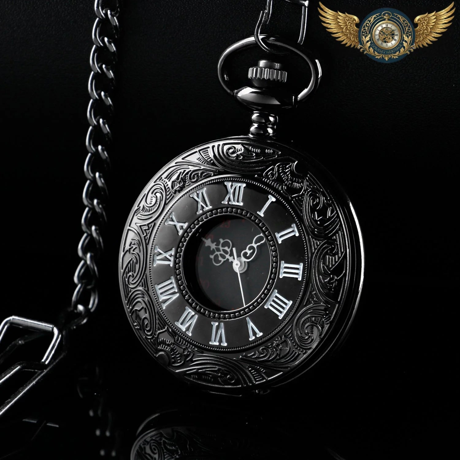 Le Volute - Montre Gousset Demi-Chasseur à Quartz Précision - Vue 3 - Gousset-heritage