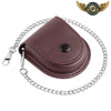 Le Voyageur - Étui Ceinture Cuir Pleine Fleur Marron 50mm - Marron - Gousset-heritage