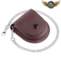 Le Voyageur - Étui Ceinture Cuir Pleine Fleur Marron 50mm - Gousset-heritage