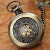Le Voyageur - Montre Gousset Mécanique Squelette Bronze Vieilli - Vue 3 - Gousset-heritage