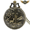 Médaillon Naturaliste - Montre Gousset Chasseur Bronze Antique - Vue 4 - Gousset-heritage