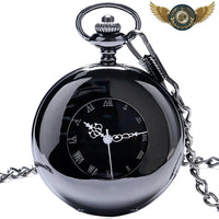 Monolithe Noir - Montre Gousset Mécanique Demi-Chasseur - Gousset-heritage