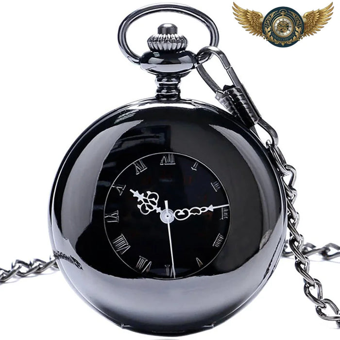 Monolithe Noir - Montre Gousset Mécanique Demi-Chasseur - Vue 1 - Gousset-heritage