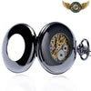 Monolithe Noir - Montre Gousset Mécanique Demi-Chasseur - Vue 7 - Gousset-heritage